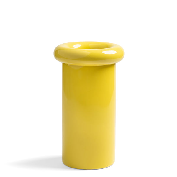 Turban Vase <br> 
Yellow
<br> (Ø 16 x H 27) cm