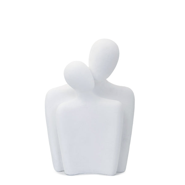 Abstract Couple Statue <br> (L 30 x W 15 x H 44) cm