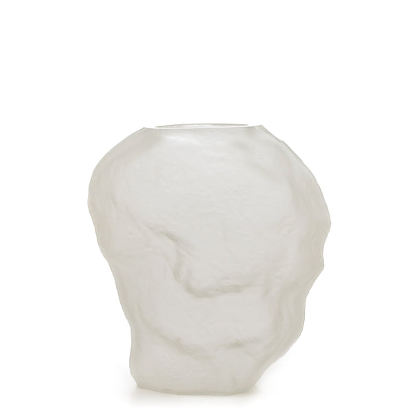 The Rock Vase <br> 
White
<br> (L 35 x W 22 x H 39) cm