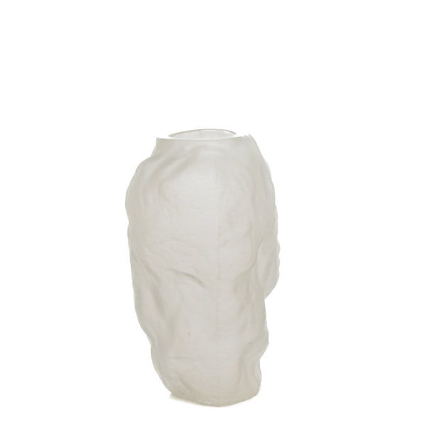 The Rock Vase <br> 
White
<br> (L 35 x W 22 x H 39) cm