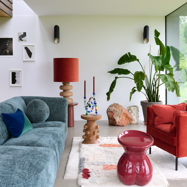 Beads Candle Holder <br> Multi-color <br> (L 33 x W 12 x H 38) cm