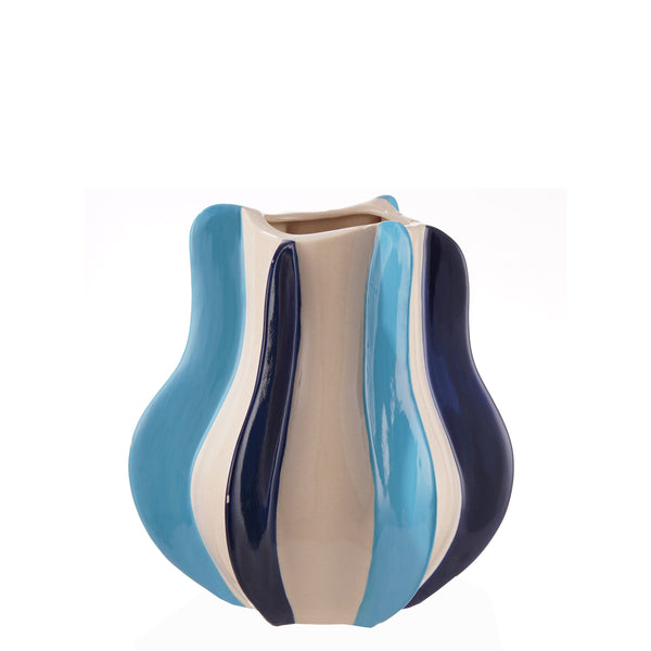 Blue Heaven Vase
<br> (L 24 x W 22 x H 30) cm