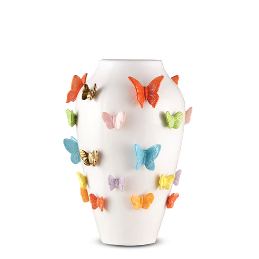 Papillons Vase <br>
(Ø 26 x H 39) cm