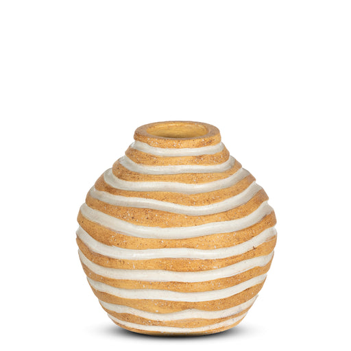 Ceramic Vase <br> (Ø 15 x H 16) cm