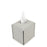 Soft Square Tissue Box <br> Light Grey <br> (L 12.2 x W 10.7 x H 12.5) cm