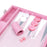 Pink Stingray <br> Backgammon Set with Handle <br> (L 52 x W 36) cm
