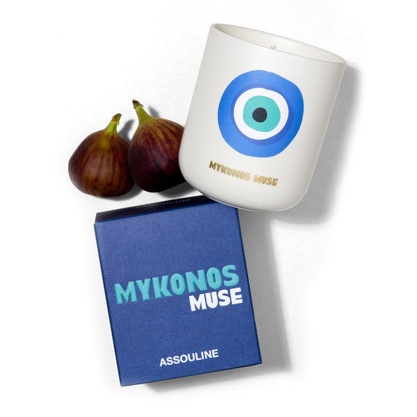 Mykonos Muse Candle <br> 
(H 10.2) cm