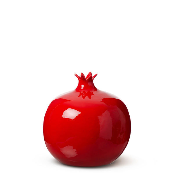 Pomegranate Portuguese Faience <br> Red <br> (Ø 33 x H 35) cm