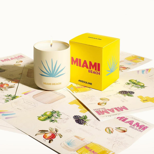 Miami Beach Candle <br>
(H 10.2) cm