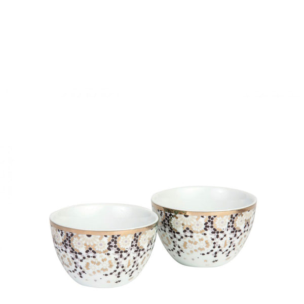 Mirrors Condiment Bowls<br> Lavender <br> Set of 2