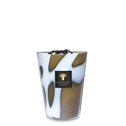 Stones Agate Candle <br> Rhubarb, Acai Berry, Peony <br> (H 24) cm