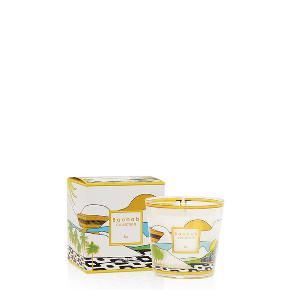 My First Baobab Cities Rio Candle <br> Bergamot, Cardamom, Musk <br> (H 8) cm