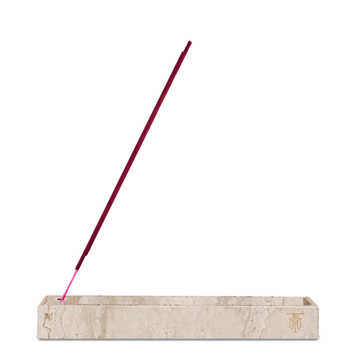 Travertine Incense Holder <br> Beige