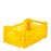 Folding Crate <br> Yellow <br> (L 27 x W 17 x H 11) cm