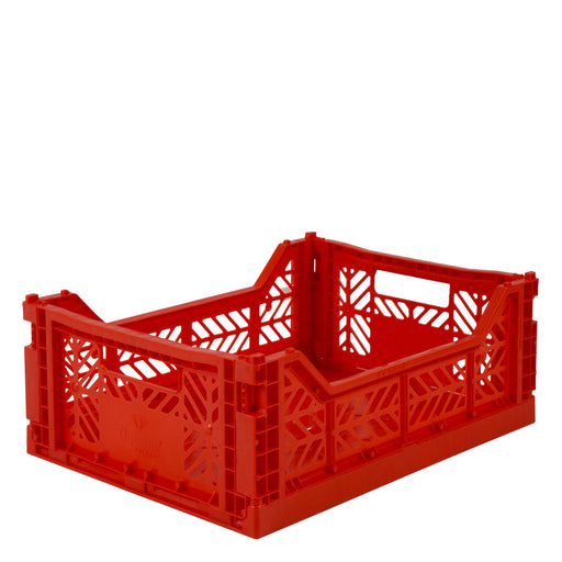 Folding Crate <br> Red <br> (L 40 x W 30 x H 14) cm