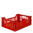 Folding Crate <br> Red <br> (L 40 x W 30 x H 14) cm