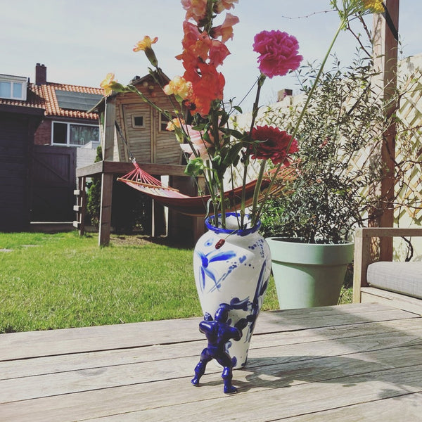 My Superhero Vase <br> Glossy Dutch Blue <br> (H 37) cm