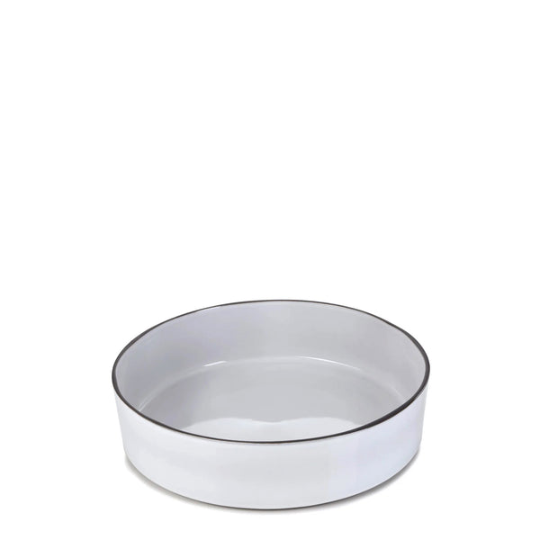 Salad Bowl <br> White Cumulus <br> (Ø 32.5 x H 8) cm