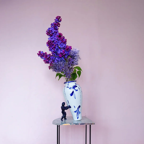 My Superhero Vase <br> Glossy Dutch Blue <br> (H 37) cm