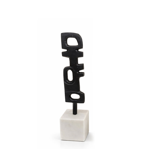Sculpture with Marble Base
<br> (H 33) cm