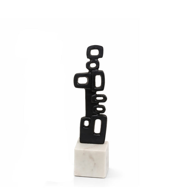 Sculpture with Marble Base <br> (H 34) cm