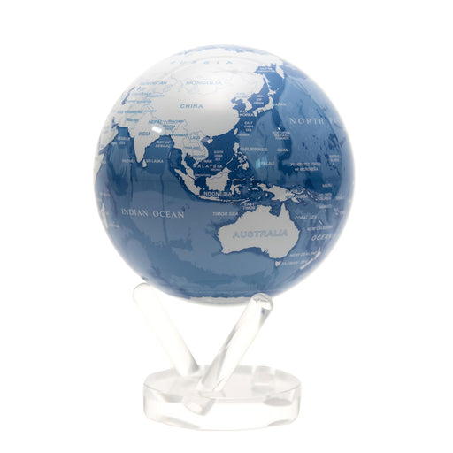 Globe <br> Sky Blue & White <br> (Ø 16 x H 23) cm
