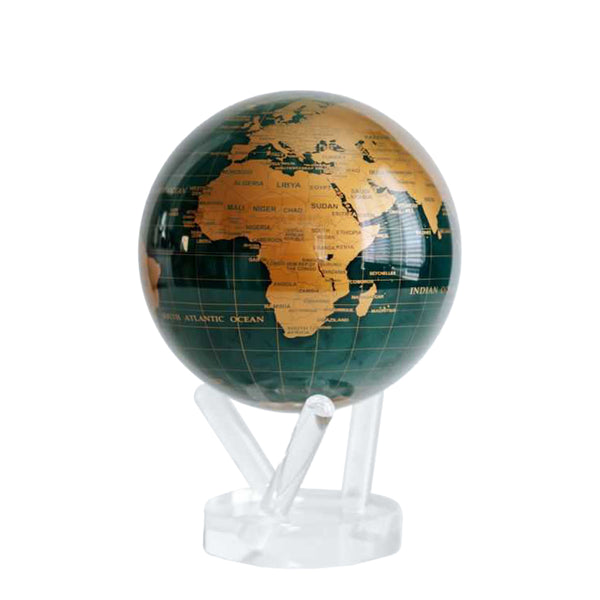 Globe <br> Green & Gold <br> (Ø 12 x H 18) cm