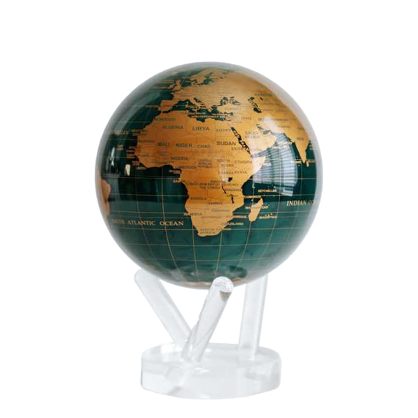 Globe <br> Green & Gold <br> (Ø 12 x H 18) cm