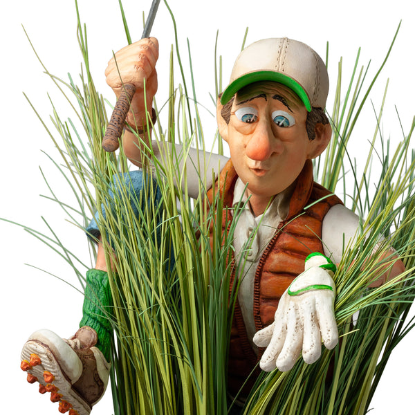 The Golfer in the Rough <br> (L 17 x H 42) cm