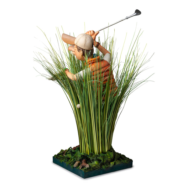 The Golfer in the Rough <br> (L 17 x H 42) cm