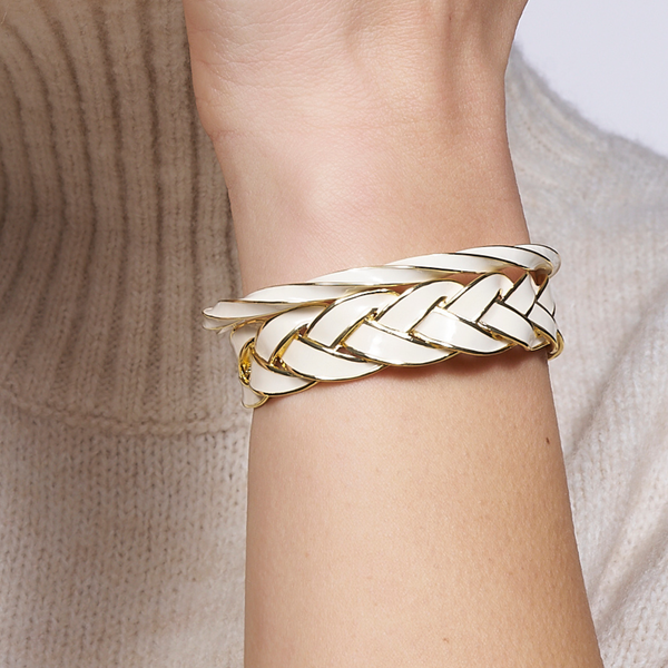 Venus Thin Cuff<br> White Sand