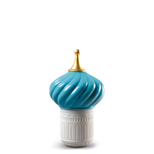 Turquoise Spire Candle 1001 Lights <br> 
Unbreakable Spirit <br> 
(H 13) cm