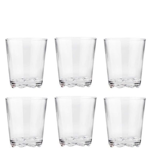 Glacier Drinking Glasses <br> Set of 6 <br> 250 ml