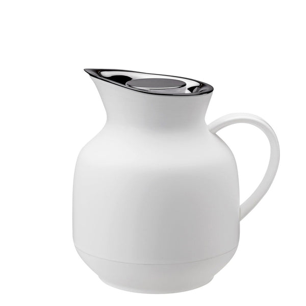 Amphora Vacuum Tea Jug <br> Soft White <br> 1 Liter