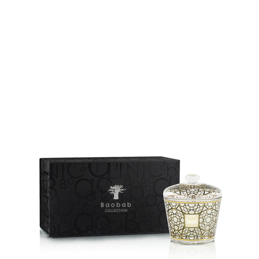 The Gift Box Arabian Nights Candle with Dome <br> Saffron, Oud, Incense <br> (H 10) cm
