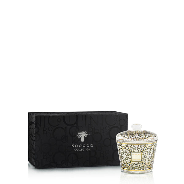 The Gift Box Arabian Nights Candle with Dome <br> Saffron, Oud, Incense <br> (H 10) cm