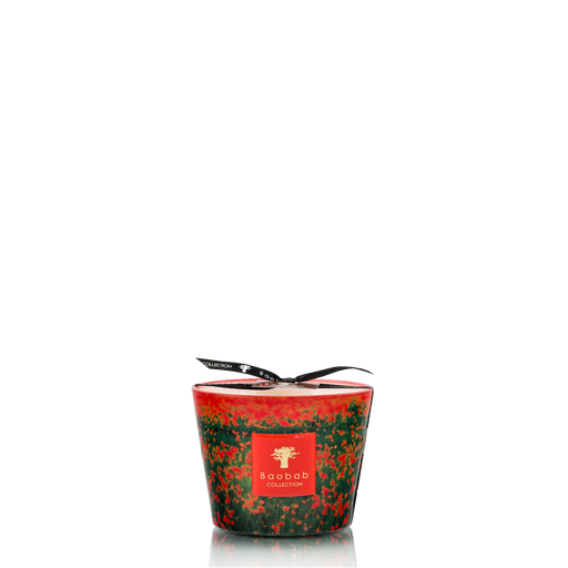 Arty Flowers Poppies Candle <br> Bergamot, Green Apple, Cedar <br> Limited Edition <br> (H 10) cm