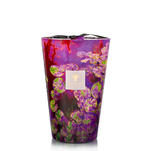 Arty Flowers Water Lily Candle <br> Jasmine, Violet, Benzoin <br> Limited Edition <br> (H 35) cm