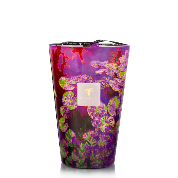 Arty Flowers Water Lily Candle <br> Jasmine, Violet, Benzoin <br> Limited Edition <br> (H 35) cm