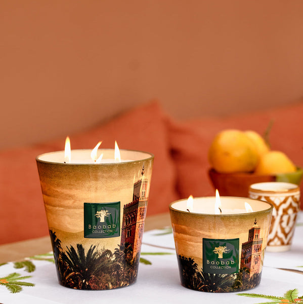 Orientalist Koutoubia Candle <br> 
Incense, Cedar, Leather
 <br> Limited Edition <br> 
(H 16) cm