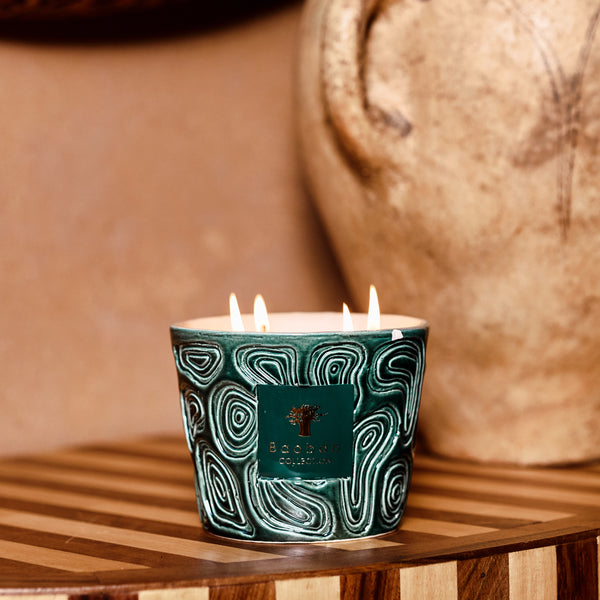 Ksar Pacha Candle <br> 
Bergamot, Absinthe, Patchouli from Indonesia
 <br> Limited Edition <br> 
(H 10) cm