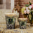 Sacred Trees Touba Candle <br>
Verbena, Lavender, Cedarwood
<br> (H 24) cm