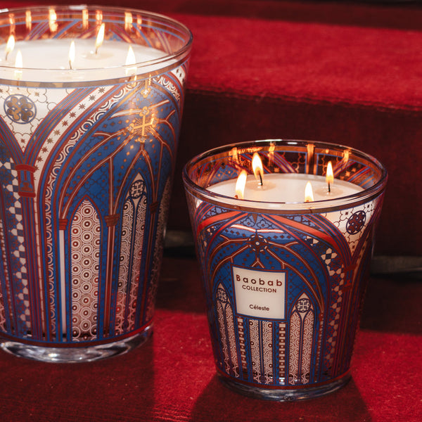 Céleste Candle <br>
Incense, Cedarwood, Amber <br>
Limited Edition
<br> (H 24) cm