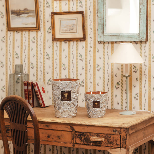 Brame Sylvanus Candle <br>
Bergamot, Absinthe, Indonesian Patchouli <br>
Limited Edition
<br> (H 16) cm