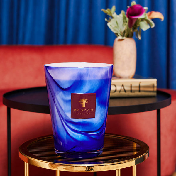 Atlas Majorelle Candle <br> 
Orange Blossom, Leather, Patchouli
 <br> Limited Edition <br> 
(H 16) cm