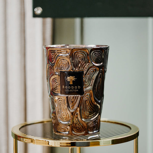 Ksar Sultan Candle <br> 
Sea Salt, Papyrus Flower, Moss
 <br> Limited Edition <br> 
(H 16) cm