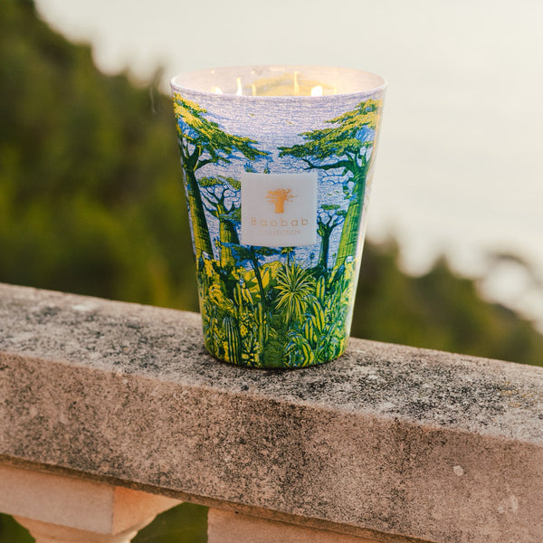 Sacred Trees Yarani Candle <br>
Verbena, Lavender, Cedarwood <br>
Limited Edition <br>
(H 24) cm
