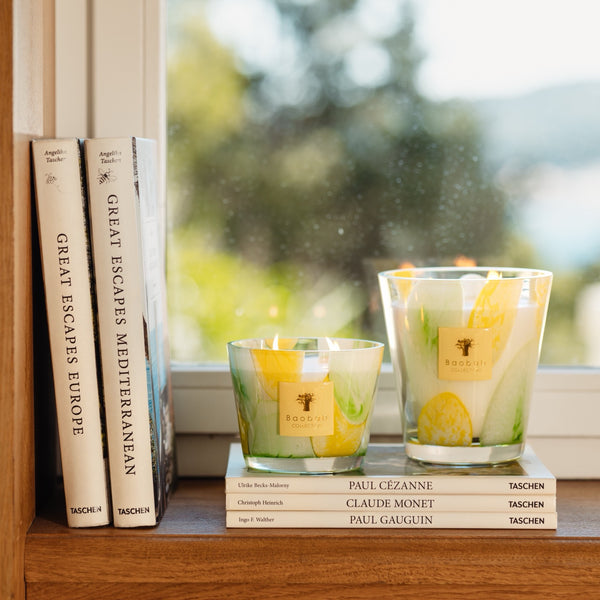 Riviera Santo Sospir Candle <br>
Bergamot, Green Apple, Cedar <br>
Limited Edition <br>
(H 10) cm