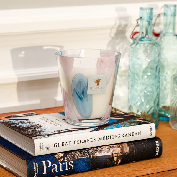 Riviera Leopolda Candle <br>
Sea Salt, Tuberose, Moss <br>
Limited Edition <br>
(H 10) cm