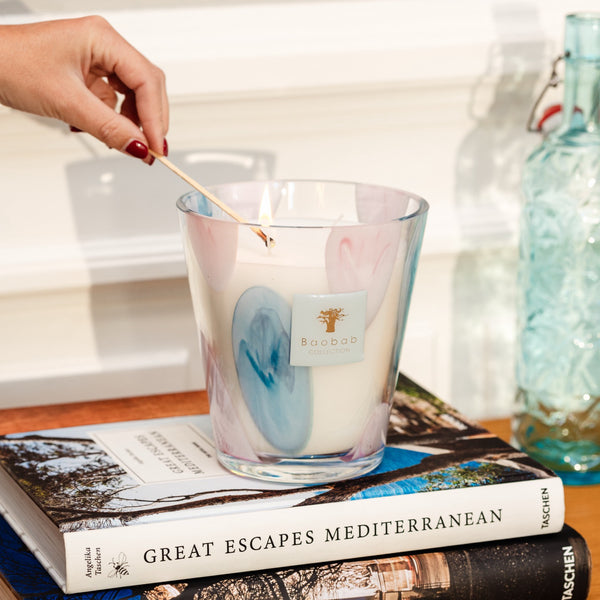 Riviera Leopolda Candle <br>
Sea Salt, Tuberose, Moss <br>
Limited Edition <br>
(H 16) cm